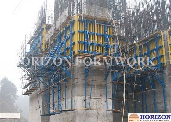 Sistema de moldagem de escalada de torre alta por guindaste Construção de moldagem de parede